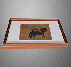 普兰店书画装裱配框服务案例